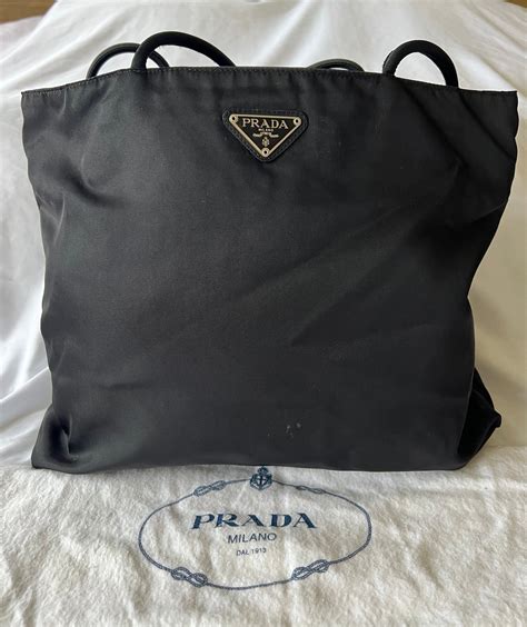 how to check real prada tote bag|prada tote bag vintage.